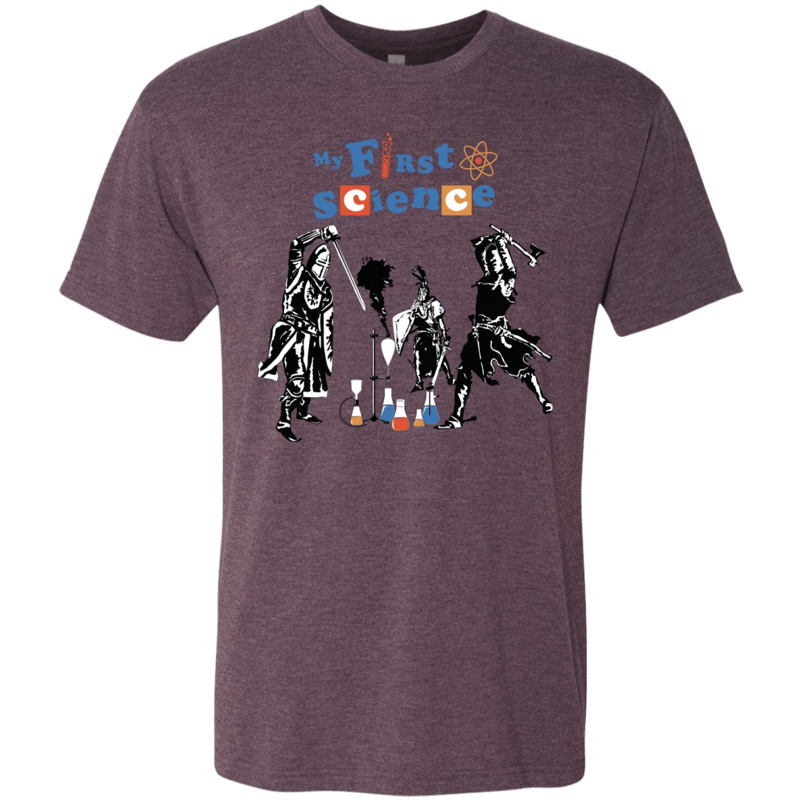 T-Shirts Vintage Purple / S My First Science Men's Triblend T-Shirt