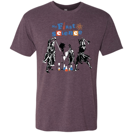 T-Shirts Vintage Purple / S My First Science Men's Triblend T-Shirt