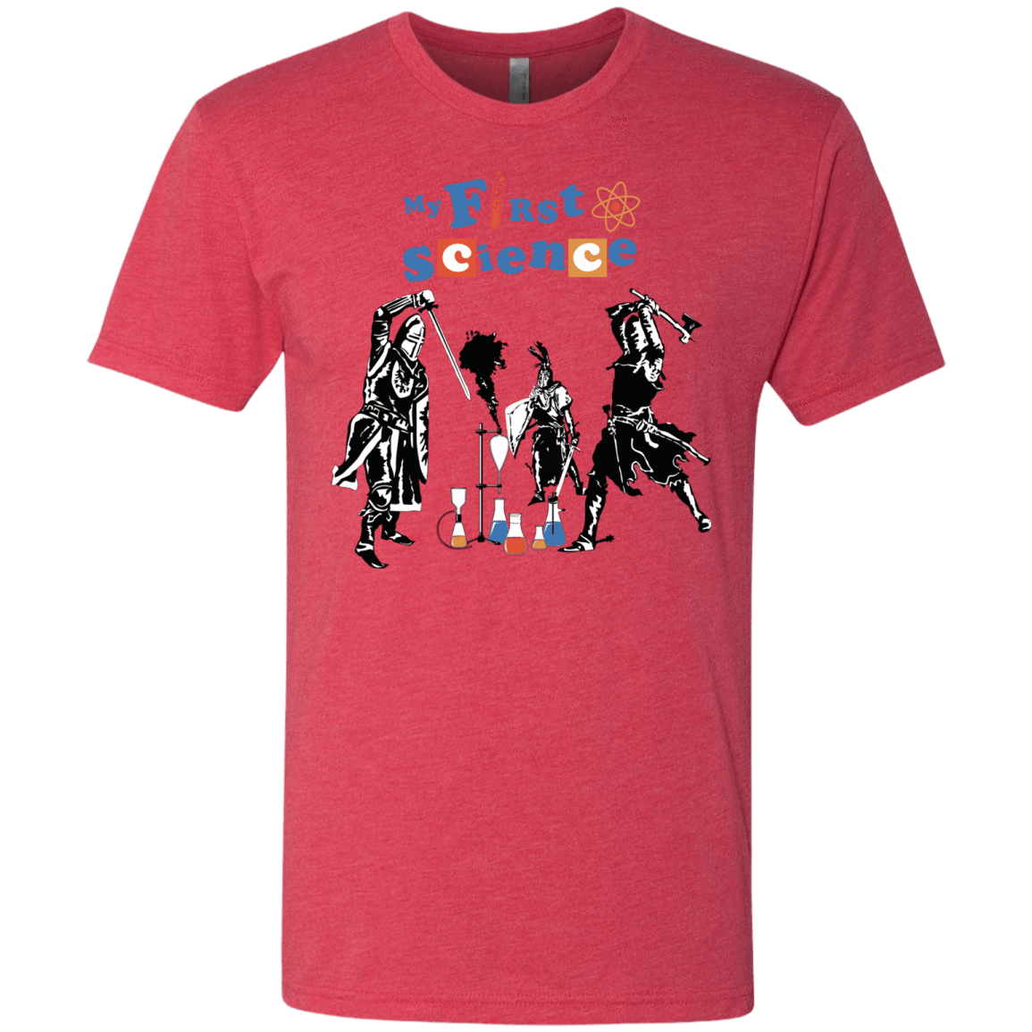 T-Shirts Vintage Red / S My First Science Men's Triblend T-Shirt