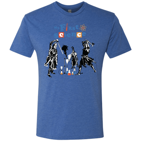 T-Shirts Vintage Royal / S My First Science Men's Triblend T-Shirt