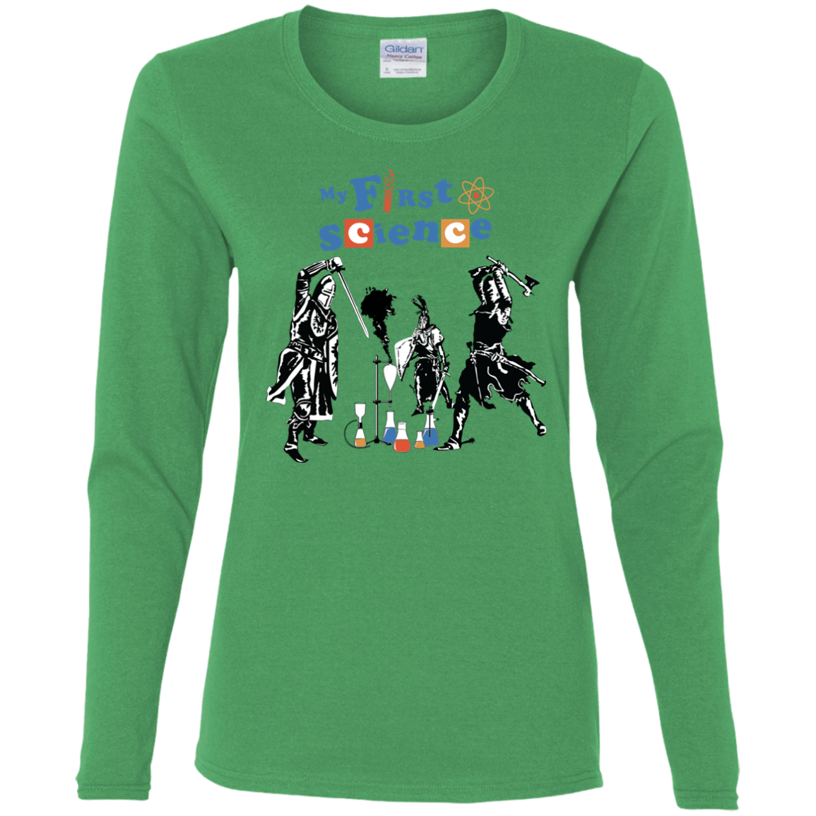 T-Shirts Irish Green / S My First Science Women's Long Sleeve T-Shirt