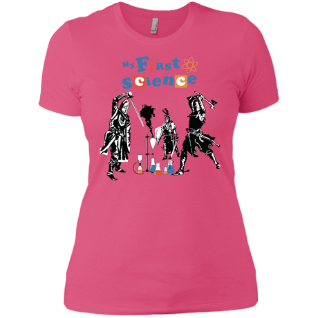 T-Shirts Hot Pink / X-Small My First Science Women's Premium T-Shirt