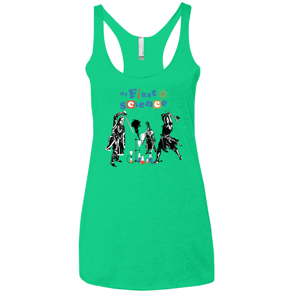 My First Science Women's Triblend Racerback Tank