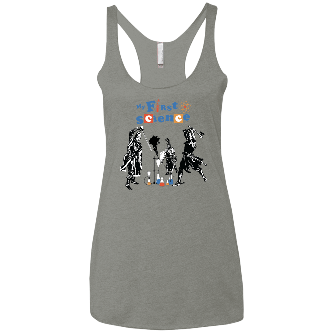 My First Science Women's Triblend Racerback Tank