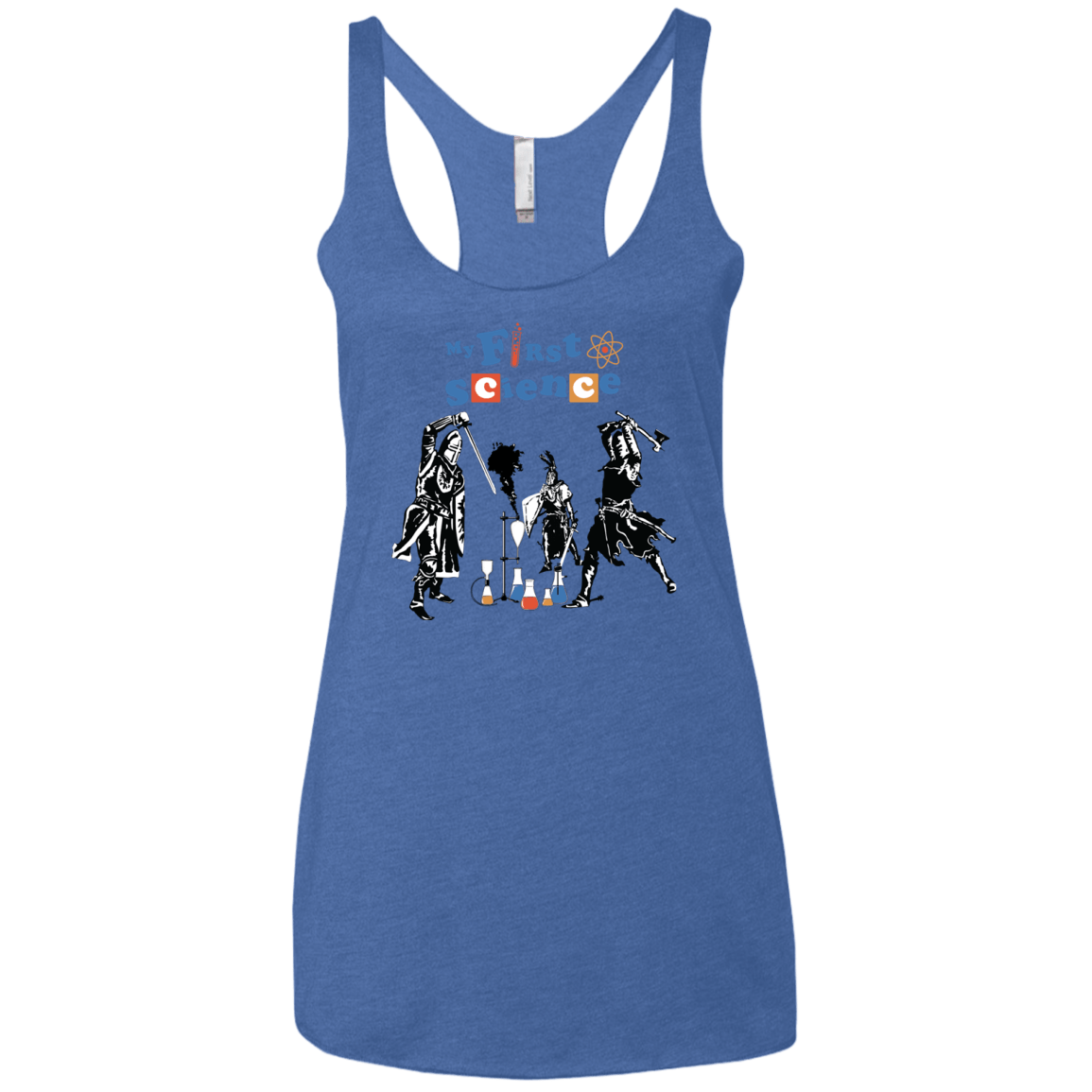 My First Science Women's Triblend Racerback Tank