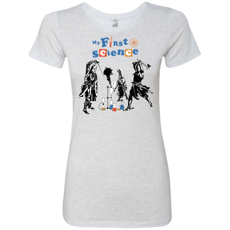 T-Shirts Heather White / S My First Science Women's Triblend T-Shirt