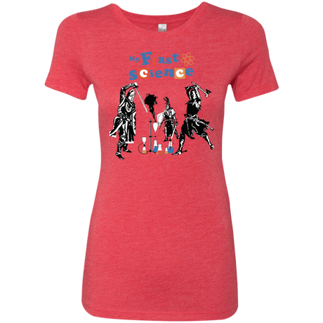 T-Shirts Vintage Red / S My First Science Women's Triblend T-Shirt