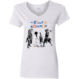 T-Shirts White / S My First Science Women's V-Neck T-Shirt