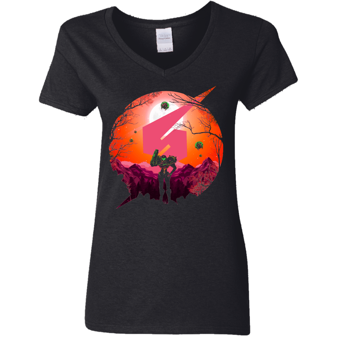 T-Shirts Black / S My Galaxy Women's V-Neck T-Shirt