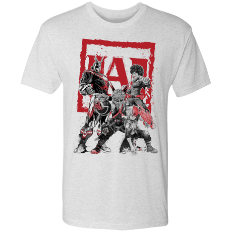 T-Shirts Heather White / S My Heroes sumi-e Men's Triblend T-Shirt