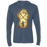 T-Shirts Indigo / X-Small My Kingdom Triblend Long Sleeve Hoodie Tee