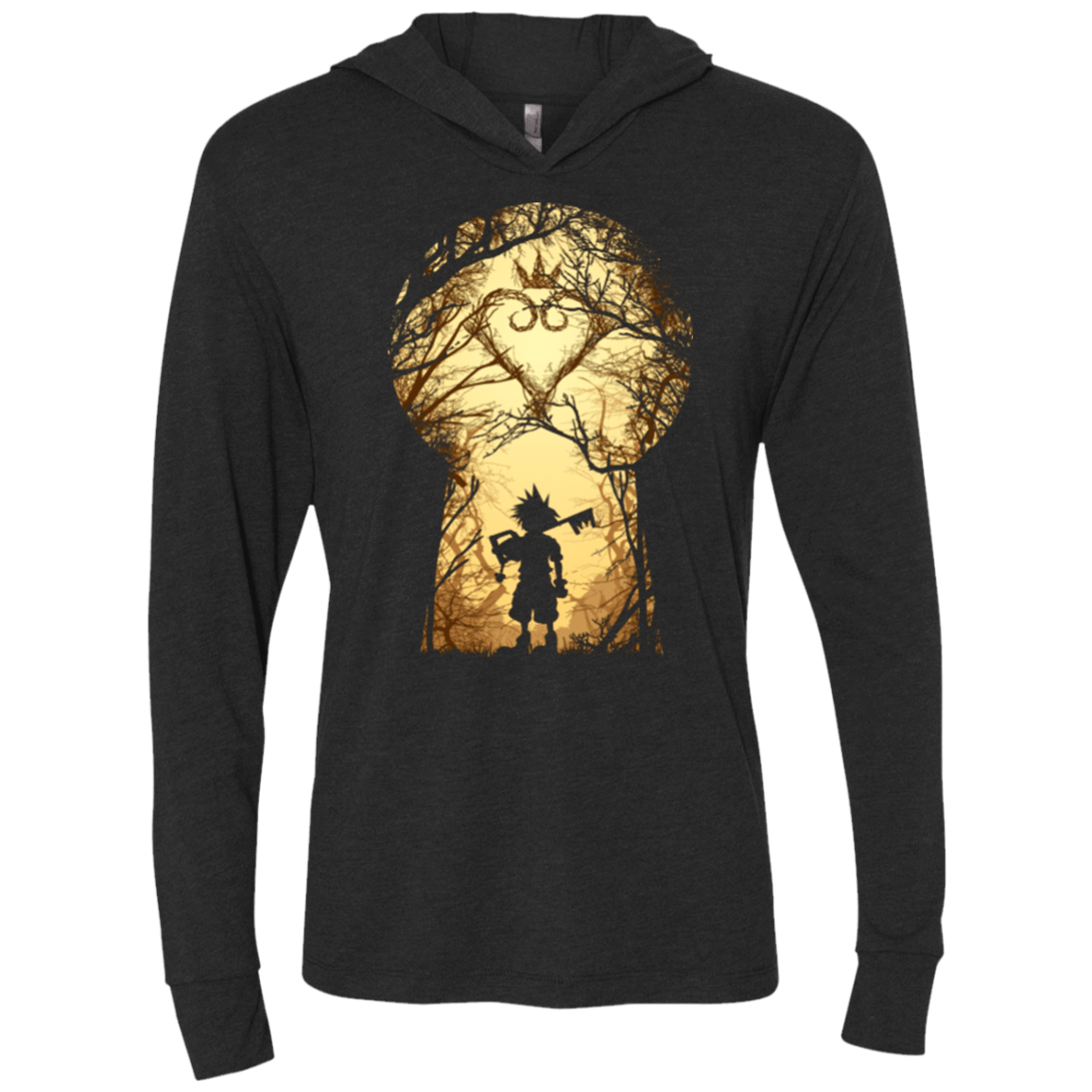 T-Shirts Vintage Black / X-Small My Kingdom Triblend Long Sleeve Hoodie Tee