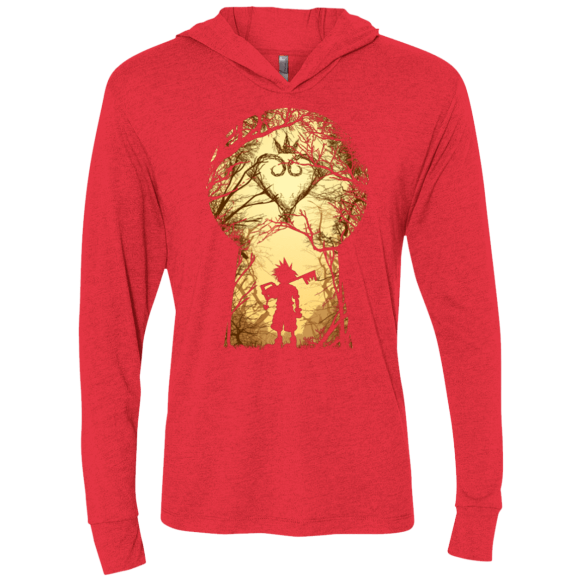 T-Shirts Vintage Red / X-Small My Kingdom Triblend Long Sleeve Hoodie Tee