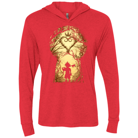 T-Shirts Vintage Red / X-Small My Kingdom Triblend Long Sleeve Hoodie Tee