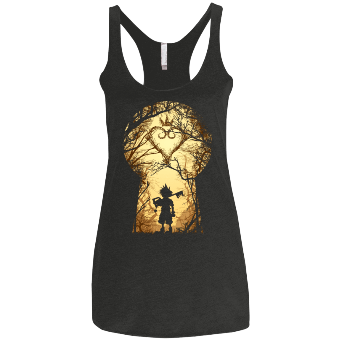 T-Shirts Vintage Black / X-Small My Kingdom Women's Triblend Racerback Tank