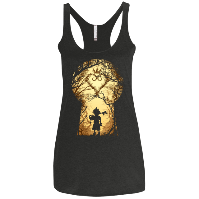 T-Shirts Vintage Black / X-Small My Kingdom Women's Triblend Racerback Tank