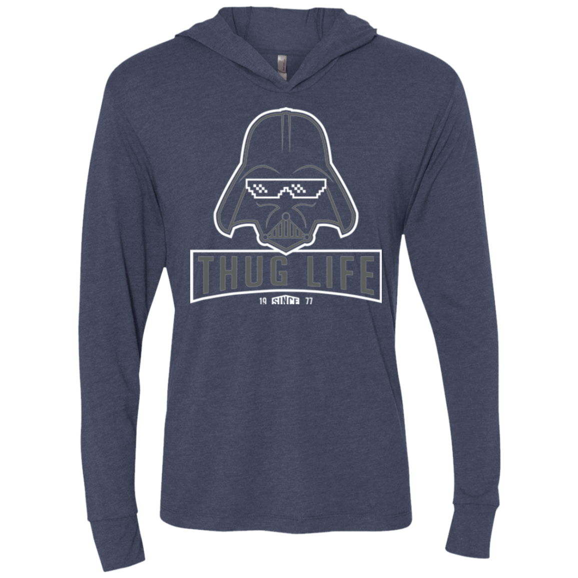 T-Shirts Vintage Navy / X-Small My Life (1) Triblend Long Sleeve Hoodie Tee