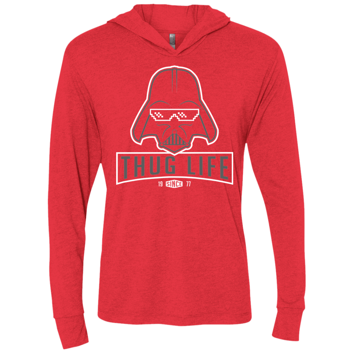 T-Shirts Vintage Red / X-Small My Life Triblend Long Sleeve Hoodie Tee