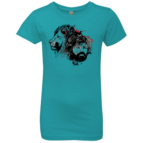 T-Shirts Tahiti Blue / YXS MY LION Girls Premium T-Shirt