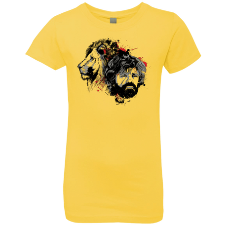 T-Shirts Vibrant Yellow / YXS MY LION Girls Premium T-Shirt