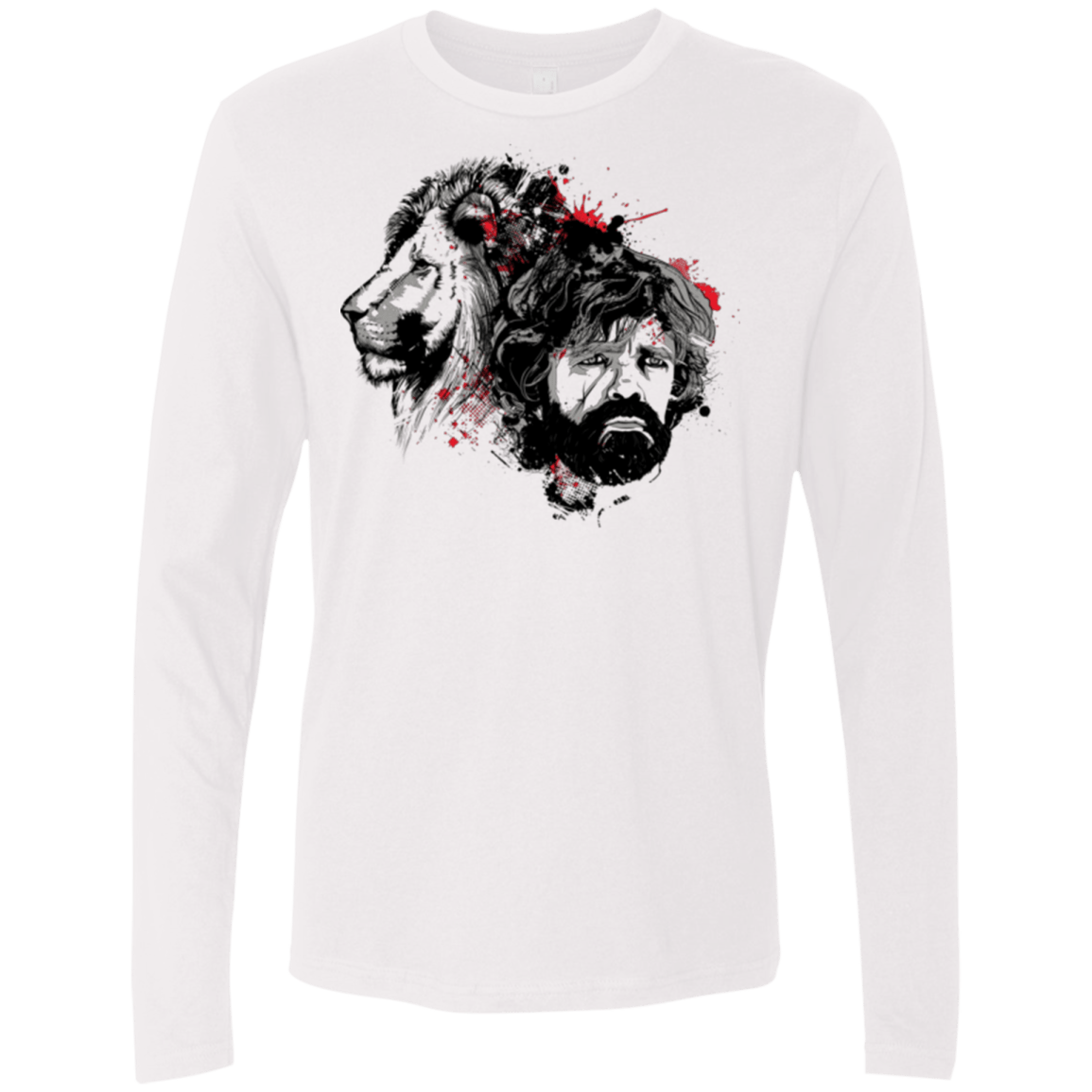 T-Shirts White / Small MY LION Men's Premium Long Sleeve