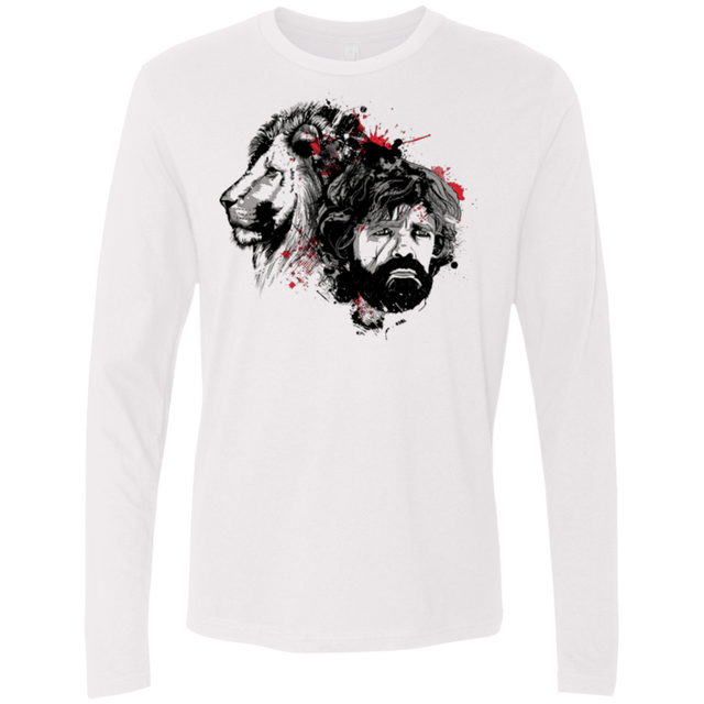 T-Shirts White / Small MY LION Men's Premium Long Sleeve