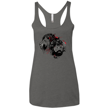 T-Shirts Premium Heather / X-Small MY LION Women's Triblend Racerback Tank
