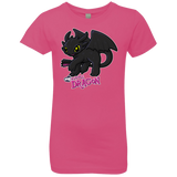 T-Shirts Hot Pink / YXS MY LITTLE DRAGON Girls Premium T-Shirt