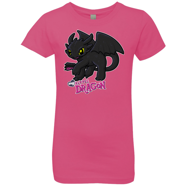 T-Shirts Hot Pink / YXS MY LITTLE DRAGON Girls Premium T-Shirt