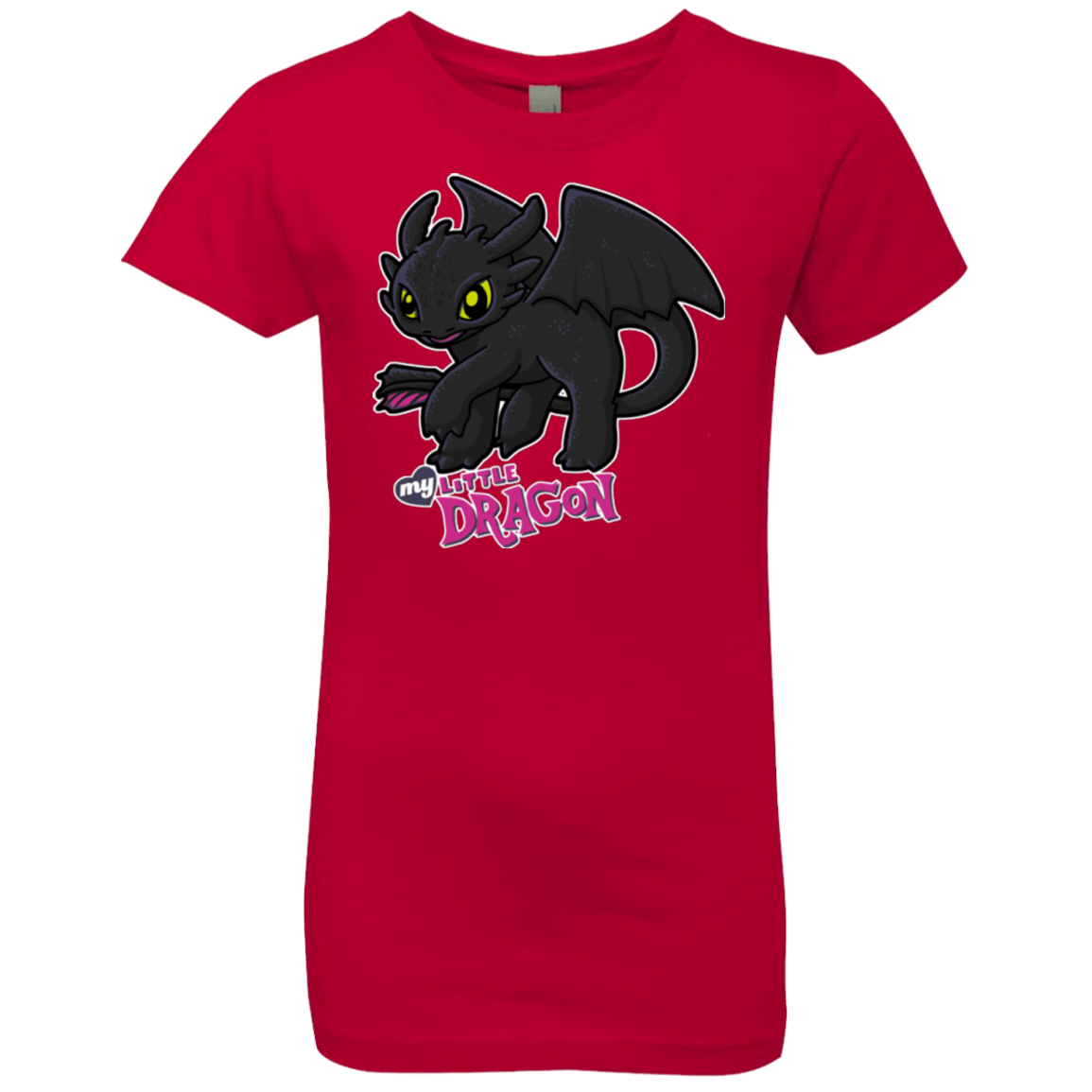 T-Shirts Red / YXS MY LITTLE DRAGON Girls Premium T-Shirt