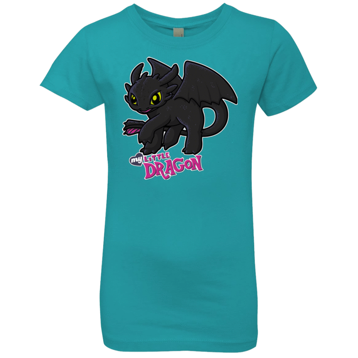 T-Shirts Tahiti Blue / YXS MY LITTLE DRAGON Girls Premium T-Shirt