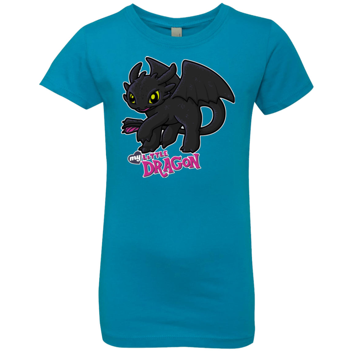 T-Shirts Turquoise / YXS MY LITTLE DRAGON Girls Premium T-Shirt