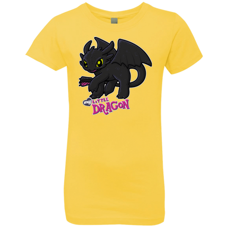 T-Shirts Vibrant Yellow / YXS MY LITTLE DRAGON Girls Premium T-Shirt