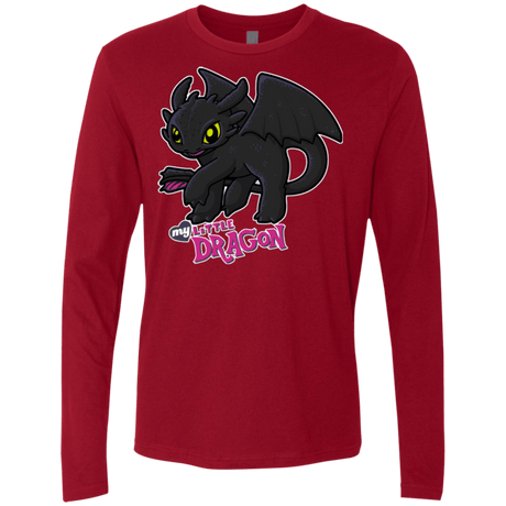T-Shirts Cardinal / Small MY LITTLE DRAGON Men's Premium Long Sleeve