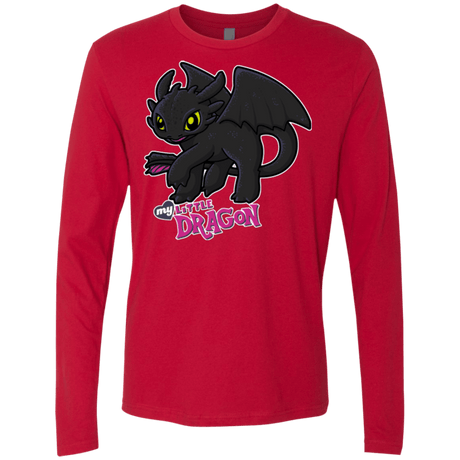 T-Shirts Red / Small MY LITTLE DRAGON Men's Premium Long Sleeve