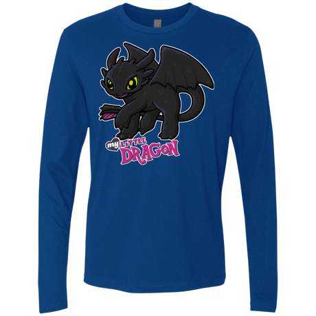 T-Shirts Royal / Small MY LITTLE DRAGON Men's Premium Long Sleeve