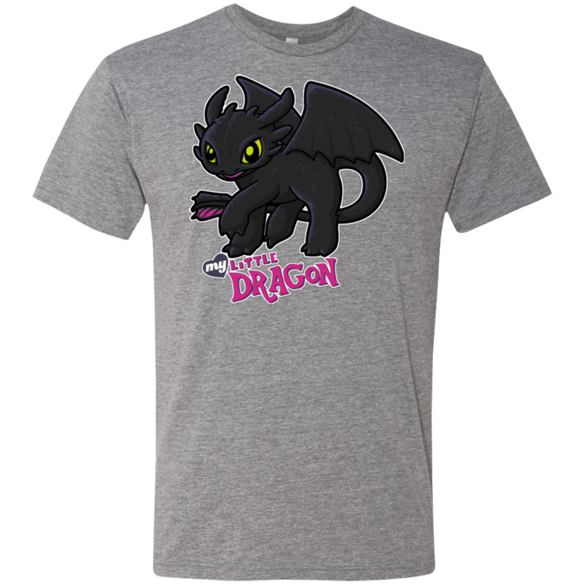 T-Shirts Premium Heather / Small MY LITTLE DRAGON Men's Triblend T-Shirt