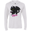 T-Shirts Heather White / X-Small MY LITTLE DRAGON Triblend Long Sleeve Hoodie Tee