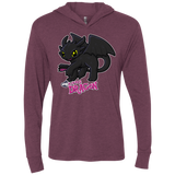 T-Shirts MY LITTLE DRAGON Triblend Long Sleeve Hoodie Tee