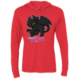 T-Shirts Vintage Red / X-Small MY LITTLE DRAGON Triblend Long Sleeve Hoodie Tee