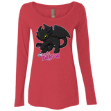 T-Shirts Vintage Red / Small MY LITTLE DRAGON Women's Triblend Long Sleeve Shirt
