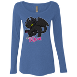 T-Shirts Vintage Royal / Small MY LITTLE DRAGON Women's Triblend Long Sleeve Shirt