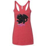 T-Shirts Vintage Red / X-Small MY LITTLE DRAGON Women's Triblend Racerback Tank