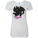 T-Shirts Heather White / Small MY LITTLE DRAGON Women's Triblend T-Shirt