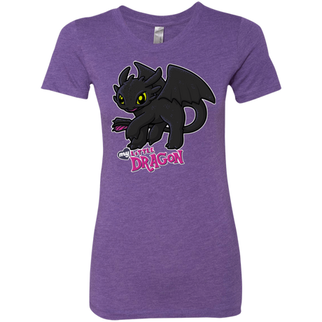 T-Shirts Purple Rush / Small MY LITTLE DRAGON Women's Triblend T-Shirt