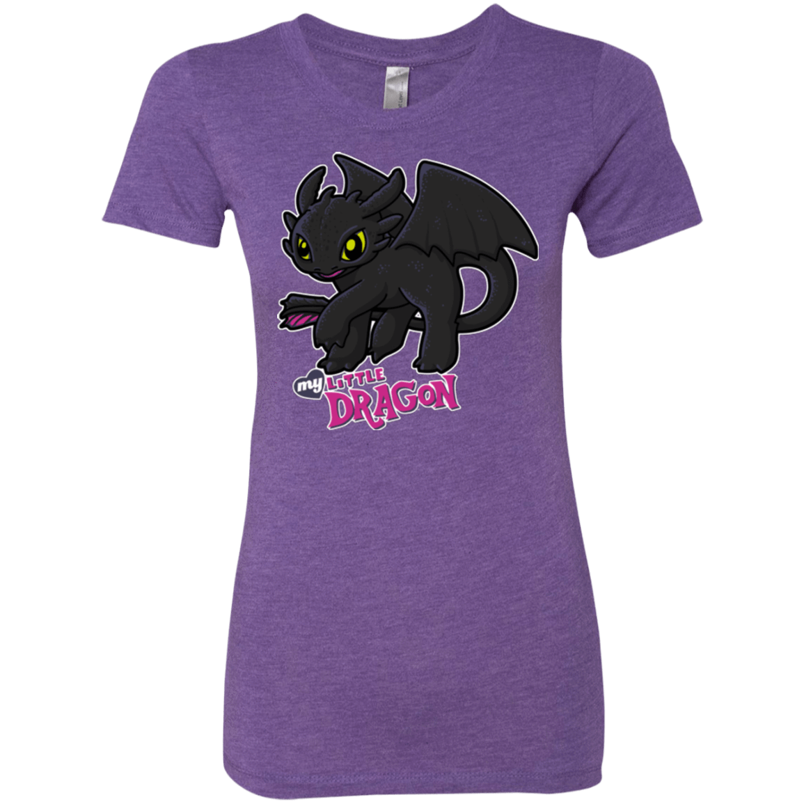 T-Shirts Purple Rush / Small MY LITTLE DRAGON Women's Triblend T-Shirt