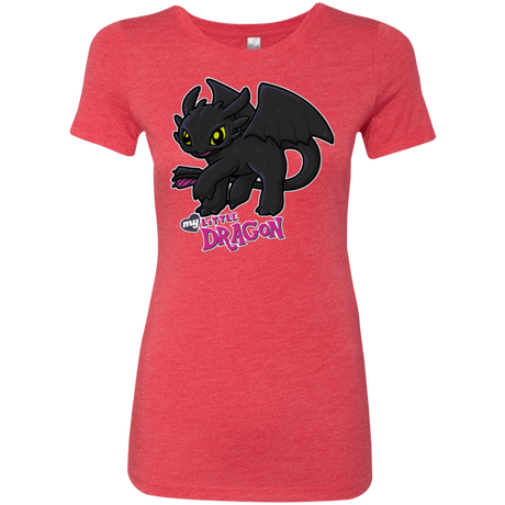 T-Shirts Vintage Red / Small MY LITTLE DRAGON Women's Triblend T-Shirt