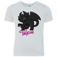 T-Shirts Heather White / YXS MY LITTLE DRAGON Youth Triblend T-Shirt