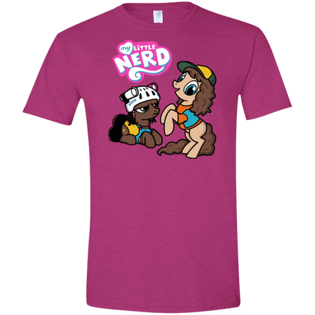 T-Shirts Antique Heliconia / S My Little Nerd Men's Semi-Fitted Softstyle