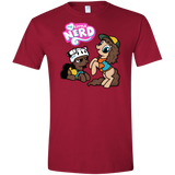 T-Shirts Cardinal Red / S My Little Nerd Men's Semi-Fitted Softstyle